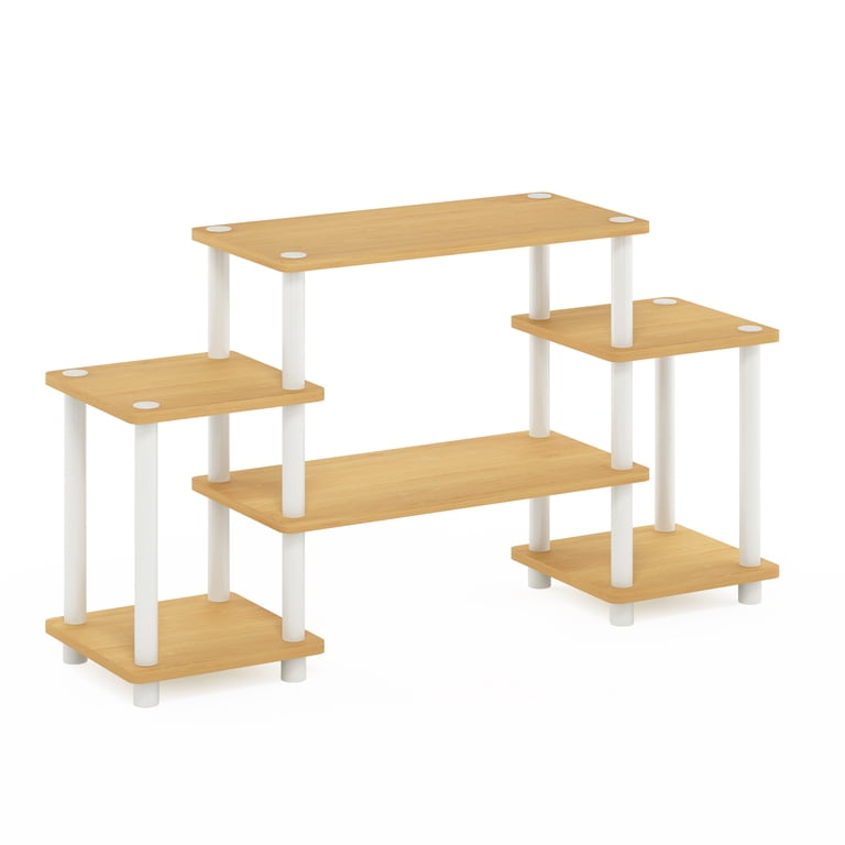 Furinno Turn-N-Tube TV Stand for 25" TVs, White photo 2