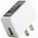 thumbnail image 1 of wonima02 icv USB Wall Charger – 5V 2A 10W AC Power Adapter with US Plug for Phone, Tablet and Other Related USB Powered Devices Small and Lightweight – Designed for Safety(White), 1 of 1