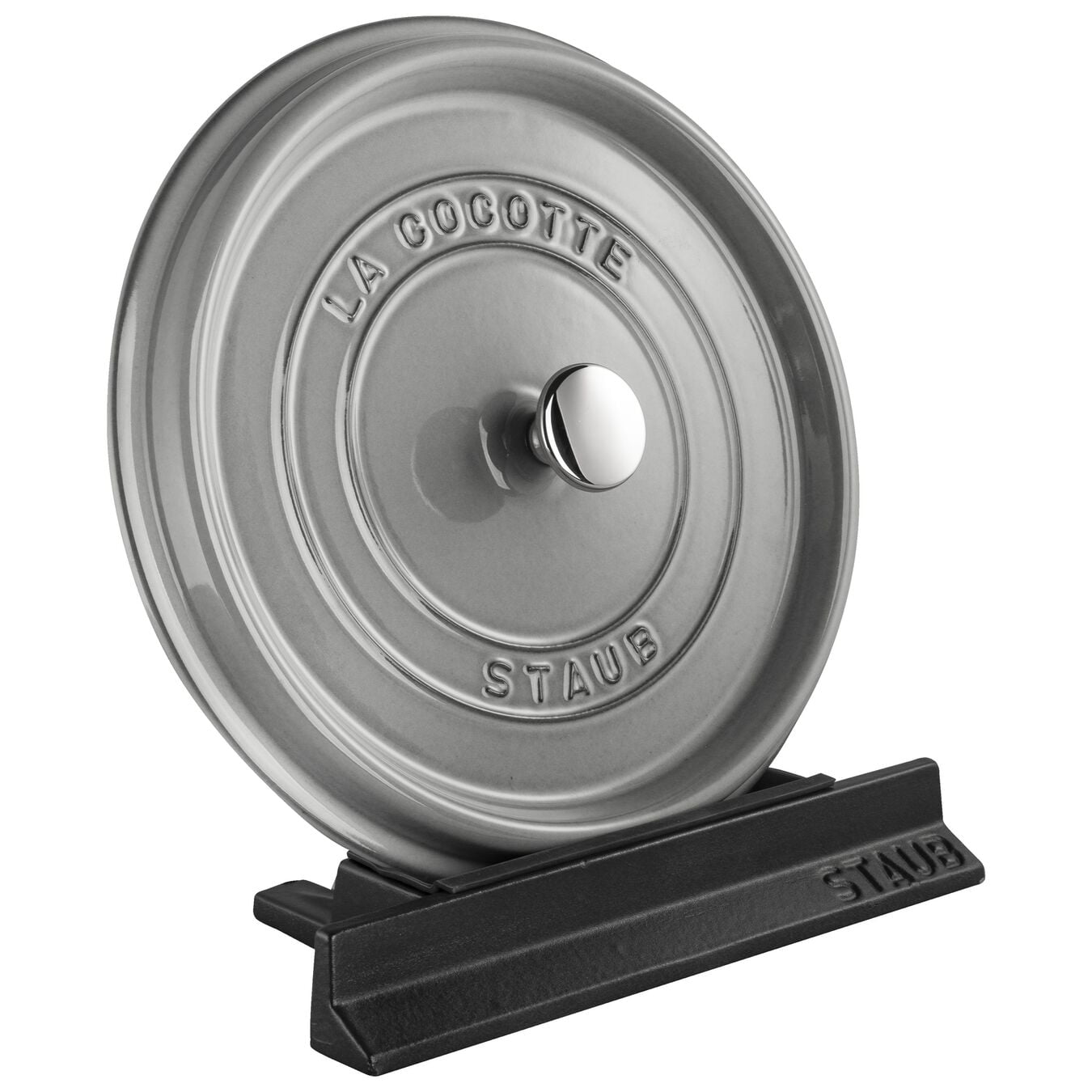 Amazon.com: Staub Cast Iron Lid Holder - Black, Made in