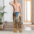 thumbnail image 6 of Lsque Farm Corgi German Shepherd Print Men's Pajama Pants, Lounge Pant - Comfortable Home Wear,Elastic Waistband, Stylish Design-Medium, 6 of 9