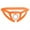 Orange, variant on Underwear for Men Fashion Sretch T-back Micro Thong Brief Panties
