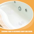 thumbnail image 3 of WASHWEPE Anti Slip Bathtub Stickers 20Pcs Duck Shaped Peva Non Skid for Showers and Bathtubs, 3 of 7