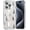 Snowflake, variant on Merry Christmas Santa Phone Case for iPhone 15 Pro Xmas Elk Deer Clear Magnetic Case 6.3", Compatible with Magsafe, Cute Winter Pattern Design Cover Shockproof Soft TPU Funda for Girl Women