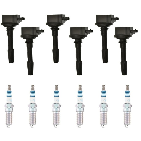 Ignition Coil & Laser Iridium Spark Plugs For Ford Transit-150 3.5L 2020-2021