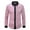 Pink, variant on Men 70s Retro Rockabilly Shiny Shirts, Long Sleeve Slim Fashion Rave Tops Nightclub Button Down Lapel Sequin Clothes