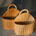 thumbnail image 4 of Fairnull Storage Basket Breathable Minimalist Design Plastic Hanging Woven Rattan Basket for Home, 4 of 9