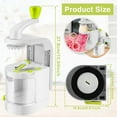 thumbnail image 2 of Vegetable Spiralizer 4 in 1 Rotating Blades Vegetable Slicer with Strong Suction Cup Multipurpose Detachable Vegetable Cutter, 2 of 8