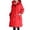 Watermelon Red, variant on Tanghaowl Women's Lightweight Casual Jacket Outdoor Work Coat with Zip Front and Hooded Style for Spring Fall Layering Comfortable Loose Fit Watermelon Red XXXL