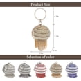 thumbnail image 4 of Evening Bag for Womens Artificial Pearl Glitter Rhinestones Tassel Round Ball Clutch Purse Handbag, 4 of 7