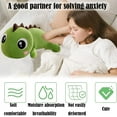 thumbnail image 3 of Weighted Stuffed Animals for Anxiety, 3 lbs Weighted Dinosaur Plush, Cute Soft and Comfortable Dinosaur Stuffed Animal for Kids & Adults Birthday Gifts (3lb/43inch, Green), 3 of 6