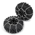 thumbnail image 5 of Cadenas de nieve AXSPEED de metal de 2 piezas, 105/114/120/130 mm, para neumáticos RC Rock Crawler TRX-4 TRX4 Axial SCX10 90046 D90 1/10, 5 of 5