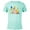 Ocean Blue, variant on The Simpsons Family Happy Easter - Short Sleeve Blended T-Shirt for Adults - Customized-Yellow