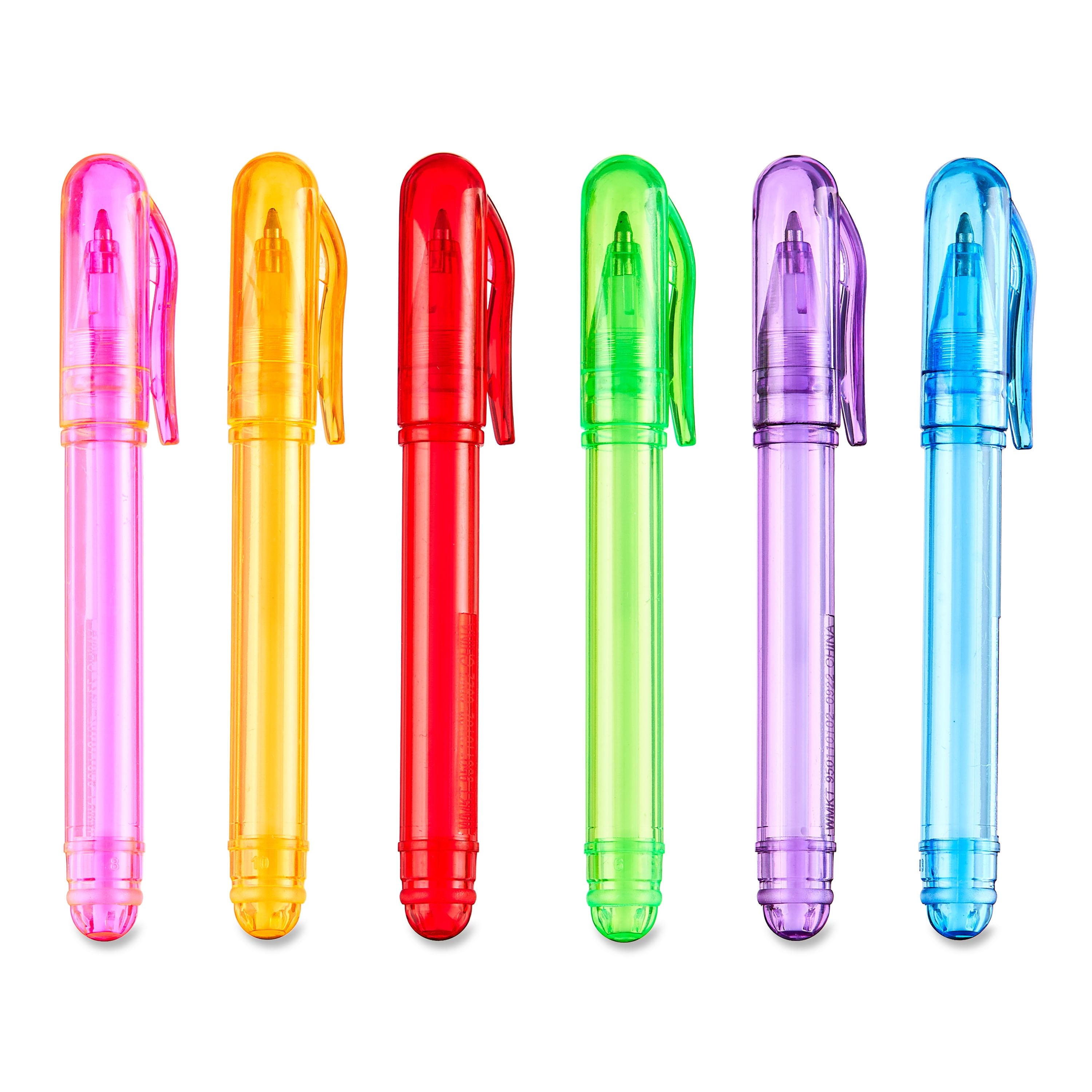 WAY TO CELEBRATE! Way To Celebrate Rainbow Mini Pen, Multi Colors, Plastic, Party Favors, 12 Counts, Valentine's Day, Pens