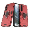thumbnail image 1 of ELEHOLD Heavy Duty Case for Samsung Galaxy S23 Plus,Armor Rugged Protective Magnetic Metal Ring Holder Kickstand Function Shockproof Anti-Scratch Non-Slip Slim Case for Samsung S23+,Red, 1 of 6