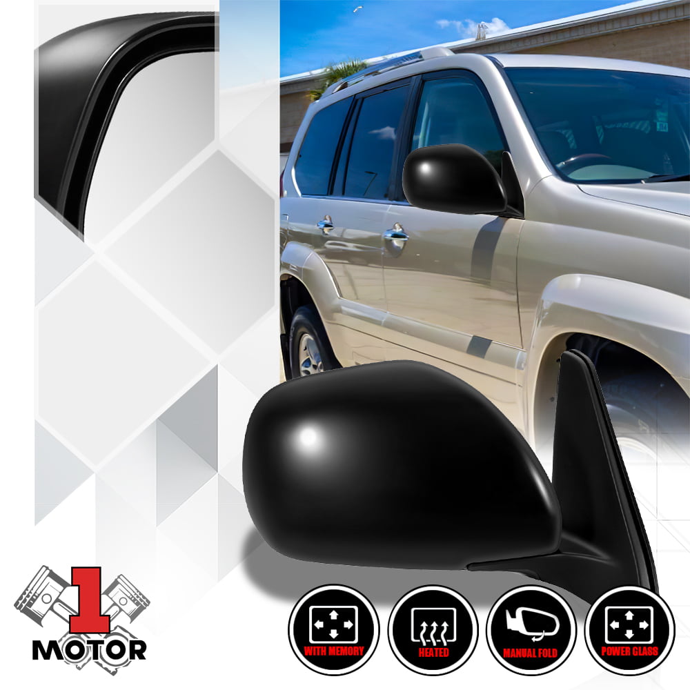 FOR 03-09 LEXUS GX470 OE STYLE POWERED+MEMORY PASSENGER RIGHT SIDE DOOR MIRROR
