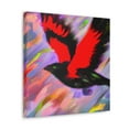 thumbnail image 5 of "Red-Winged Vibrance Rising" - Canvas, 5 of 25