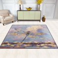 thumbnail image 2 of WOBOGO Colourful Dragonfly Carpet Non-Slip Rugs Soft Doormat 80×58in Living Dining Room Bedroom Decorative, 2 of 7