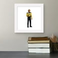 thumbnail image 4 of Gallery Pops Star Trek: The Next Generation - Worf Wall Art, White Framed Version, 12" x 12", 4 of 5