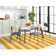 thumbnail image 3 of SAFAVIEH Montauk Saranna Geometric Cotton Area Rug, Yellow/Ivory, 6' x 6' Square, 3 of 9