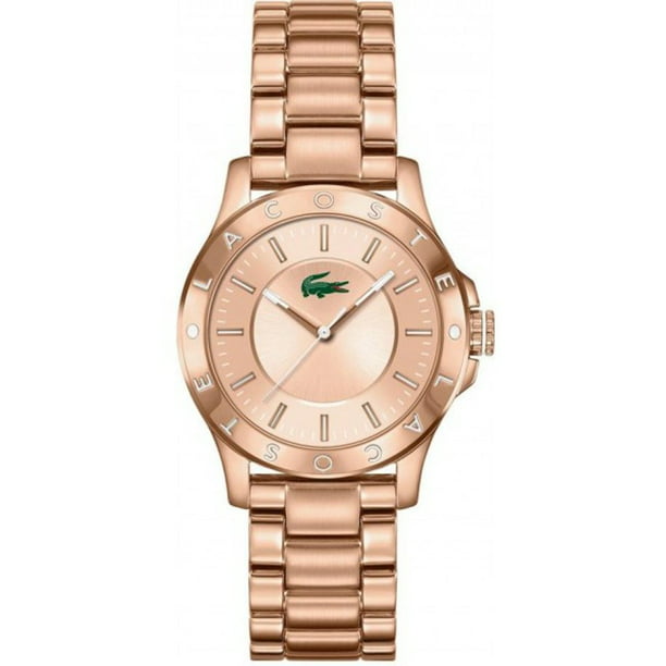Sky udtale mangel Lacoste Women's Rose Gold Madeira Steel Watch 2000851 - Walmart.com