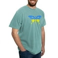 thumbnail image 4 of CafePress - Cool Ukraine Flag Ukrainian Pride Native H T Shirt - Mens Comfort Colors Shirt, 4 of 5