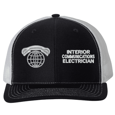 Navy Interior Communications Electrician (IC) Rating USA Mesh-Back Cap