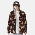 thumbnail image 3 of Pofeuu Labrador Retriever Dog Print Sun Protection Outdoor Lightweight Full Zip UV Cooling Hoodie Long Sleeve Summer Clothing for Outdoor Hiking-X-Large, 3 of 5