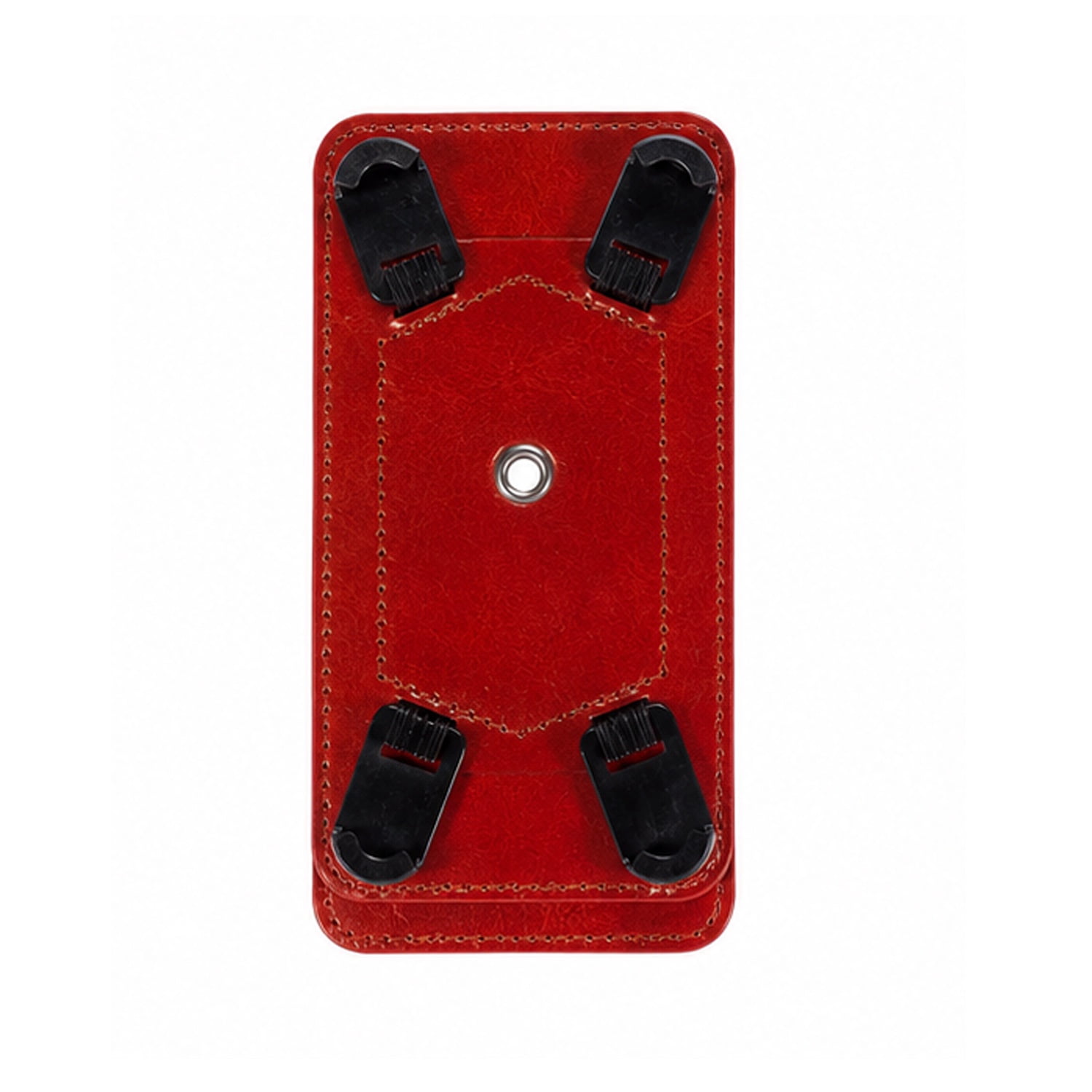 YUW-Small (4.5"-4.8") Universal Phone Wallet Cover with Adjustable Swivel Stand - Brown