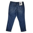thumbnail image 2 of Nine West Women's Twill Slim Fit Gramercy Crop Jean (Dark Wash, 14), 2 of 2