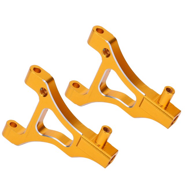 Brazo de suspensión inferior delantero de aleación de aluminio RC para coche de Control remoto HSP 1/10 94122, color naranja