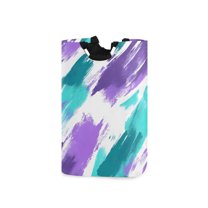 Yayeee Freestanding Laundry Hamper with Handle Collapsible Large Storage Basket for Clothes, Green Drawing