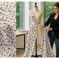 thumbnail image 5 of Soimoi White Cotton Poplin Fabric Insect & Cat Animal Print Fabric by Yard 42 Inch Wide, 5 of 7