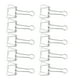 thumbnail image 3 of Clips De Carpeta, Elasticidad 51 Mm 30 Piezas Clips De Cola Hueca De Regalo Sujeción Fuerte Mini Clips De Carpeta Material De Metal Para Oficina ANGGREK  Otros, 3 of 8