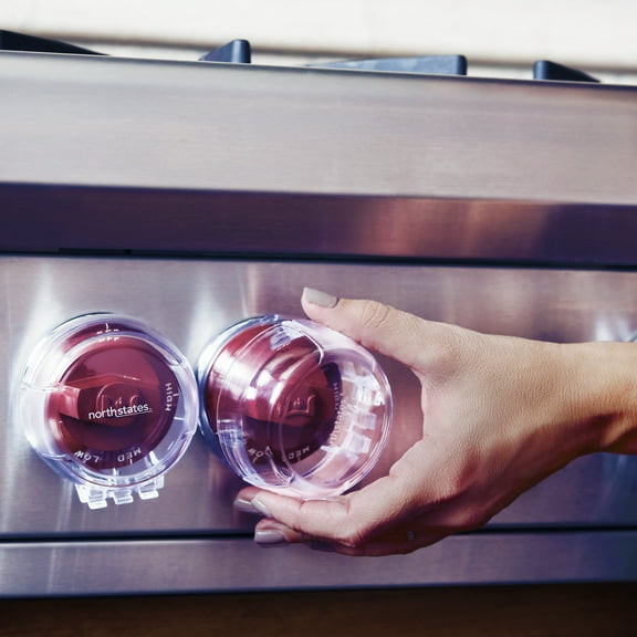 Toddleroo by North States Baby Safety Appliance Knob Covers, 5 Count, Clear