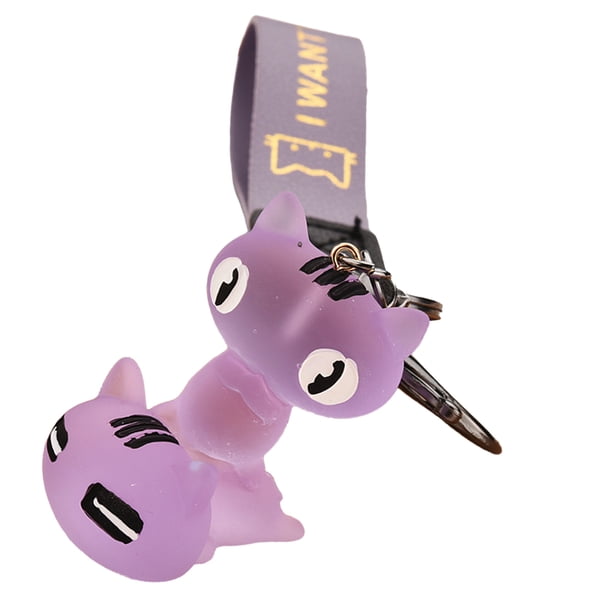 Sonducket LLavero de moda Kawaii, llavero moderno, exquisito encanto, adornos colgantes duraderos, regalos para mujeres, accesorios universales Accesorios de disfraces Violeta Sonducket AP014143-04