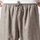 thumbnail image 3 of Pantalones largos para hombre, moda de verano, lisos, informales, con cintura elástica y bolsillos, 3 of 8