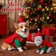 thumbnail image 4 of Atuendo Navideño para Perros Unique Bargains con Gorro de Santa Ropa para Mascotas Ropa Navideña Personalizada para Perros Suave y Acogedora Pequeña Roja 1 Conjunto, 4 of 6