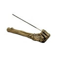 thumbnail image 2 of Skeleton Arm Hand Holding Incense Burner By DWK | Detailed Bones and Gothic Fragrance Statue or Halloween Decoration, 2 of 5