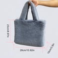 thumbnail image 4 of Large Capacity Fluffy Plush Shoulder Bag Great for Fashionable Women in Daily Life, 4 of 8