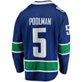 thumbnail image 3 of Men's Fanatics Tucker Poolman Blue Vancouver Canucks Home Premier Breakaway Player Jersey, 3 of 3