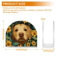 thumbnail image 4 of Yayeee Napkin Holder for Table Kitchen Paper Tissue Organization, Flowers and Dog, 4 of 8