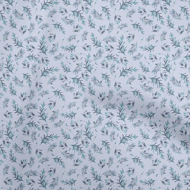 oneOone Rayon Baby Blue Fabric Tropical Sewing Craft Projects Fabric Prints By Yard 56 Inch Wide