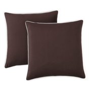 saney 8-Piece Blue Brown Beige Pleated Stripe Comforter Set Full Size Bedding Set