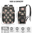 thumbnail image 3 of Travel Cooler Bag - Pioneer Flower Camping Beer Cooler Backpack with Bottle Opener- Waterproof Insulated Picnic Backpacks - Cooler Bag for Beach, 3 of 6