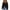 Black, variant on Eiyaclvo Cold Shoulder Tops for Women Trendy Long Puff Sleeve Solid Color Tshirts Ruffle Trim Pleated Loose Fit Tee Shirts Casual Loose Fit Clothes