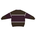 thumbnail image 3 of Kaemgyyd Shirts for Men Striped Button Collared Long Sleeve Shirt Big and Tall Workout Golf Shirts Comfort Spring Tops, 3 of 5