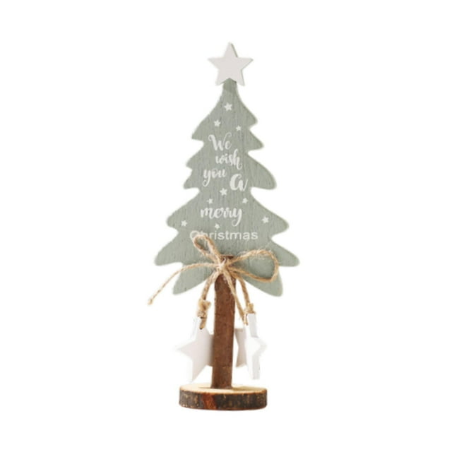 Adorno de madera para de Navidad, adorno de madera para decoración del hogar, centro de mesa, decoración para sala de estar, estantería