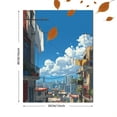 thumbnail image 3 of Anime Cityscape Laundry Canvas Print, Wall Decor for Living Room Bedroom Office Apartment Study Balcony, 3 of 8