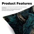 thumbnail image 2 of Wolf Pillow Covers - Set of 2 - 16x16, 18x18, 20x20 Inches - Unique Patterns for Various Occasions - Decorative Throw Pillowcases for Home Decor, 2 of 6