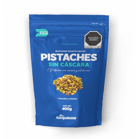Pistaches Sin Cáscara Kamponoble Tostados & Salados . Sin aceites . Sin conservadores